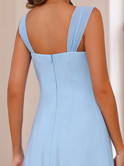 Plus Size Knee-Length Mother of the Bride A-Line Dress with Square Neck Ruffles and Jacket