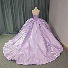 Charming Stain Quinceanera Dress Ball Gown Appliques Dress Elegant Strapless Sweet 16 Party Dress