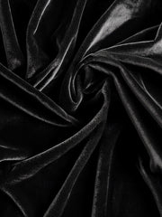 Classic Black Velvet Blazer For Men - Single-Button Vintage Party Jacket