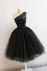 Cute Homecoming Dress Black Short Party Cocktail Dress