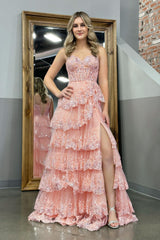 Dark Blue Prom Dress Princess A Line Off the Shoulder Corset Evening Dress with Lace Ruffles