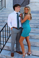 Dressystars Black Tight Homecoming Dresses Spaghetti Straps Short Cocktail Dresses With Beading