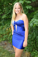 Dressystars Dark Green Homecoming Dress Sweetheart Corset Tight Short Prom Dress