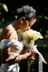 Dressystars Off The Shoulder Beach Wedding Dress Satin Mermaid Bridal Gown