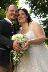 Dressystars Plus Size Wedding Dresses V Neck A Line Tulle Lace Bridal Gowns