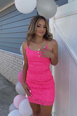 Esme Homecoming Dress Pretty Bodycon Scoop Neck Sequin Short Party Cocktail Dress