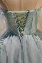 Fairy Homecoming Dress Tulle Beading Chic Off the Shoulder Style Lace Up Back A Line Party Short Cocktail Dress