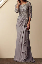 Floor-Length Mother of the Bride Column/Sheath Gown
