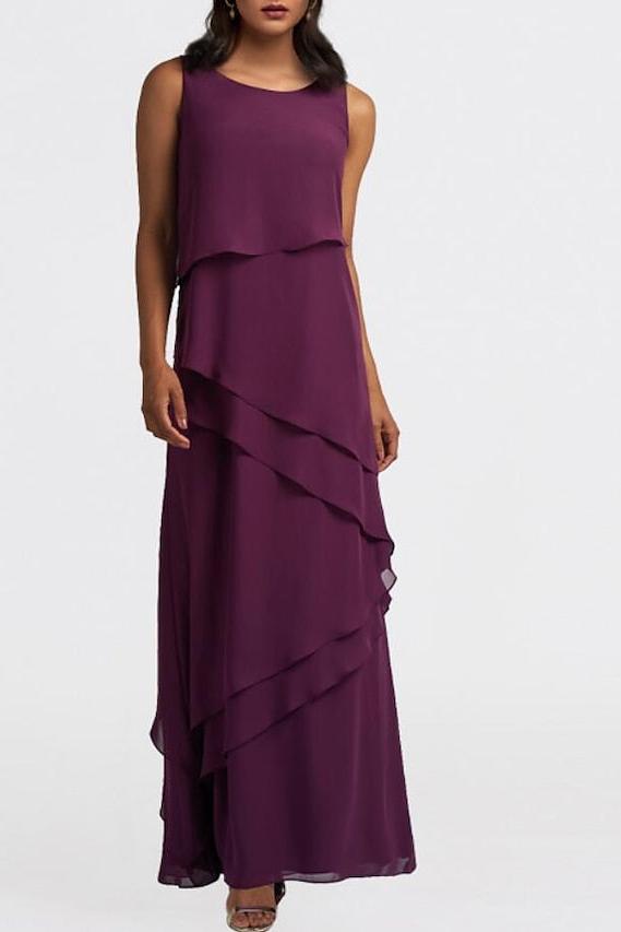 Floor-Length Mother of the Bride Sheath Dress with Matching Jacket