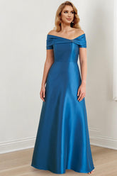 Floor-Length Off-the-Shoulder Mother of the Bride A-Line/Princess Dresses