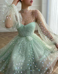 Gemma Homecoming Dress Pretty A Line Corset with Sleeves Short Party Cocktail Dress