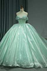 Green Quinceanera Dress Sweet 15 Evening Dress Crystal Sleeveless Ball Gown