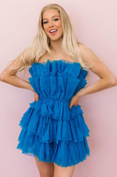 Hailey Homecoming Dress Pretty A Line Strapless Short Party Cocktail Dress