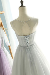 Handmade Bridesmaid DressCute Tulle Short Wedding Guest Dress
