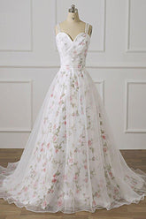 Handmade Prom Dress Ivory Tulle Lace Long Formal Evening Dress