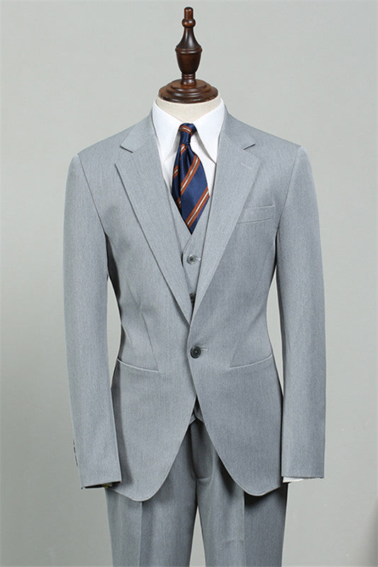 Light Blue 3 Piece Fashion Men's Suit