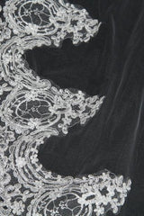 Long Lace Wedding Veil