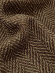 Men's Brown 3-Piece Single-Breasted Two-Button Suit For Weddings And Daily Wear