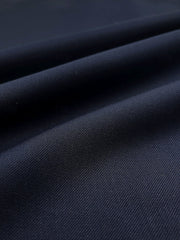 Men's Navy Blue Business Suit Set - Standard Fit Single Breasted 2-Button 3-Piece Wedding & Party Attire