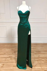 Mermaid Prom Dress Sweetheart Neck Green Long Formal Evening Dress