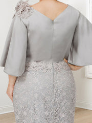 Mother of the Bride Trumpet/Mermaid Dresses Featuring Applique