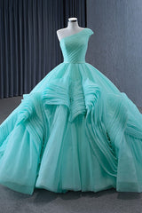 One Shoulder Quinceanera Dress Sweet 15 Tulle Ball Gown Sweet 16 Dress