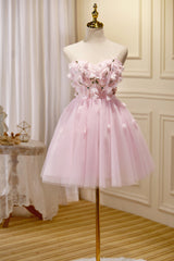 Pretty Homecoming Dress A Line Tulle Short Party Cocktail Dress