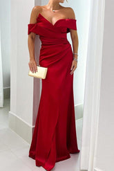 Pure Color Sweetheart Floor-Length Sleeveless Mermaid/Trumpet Mother of the Bride Dress