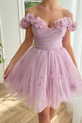 Ruby Homecoming Dress Pretty Lilac Corset Strapless Tulle Short Party Cocktail Dress