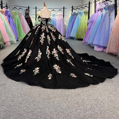 Sequin Quinceanera Dress Scoop Appliques Sweet 16 Ball Gown Party Dress