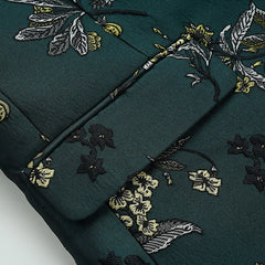 Single Breasted Floral Print Blazer For Men - Tailored Fit Wedding Suits