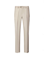 Single-Breasted One-Button Beige Men's Suit For Casual Business Wear