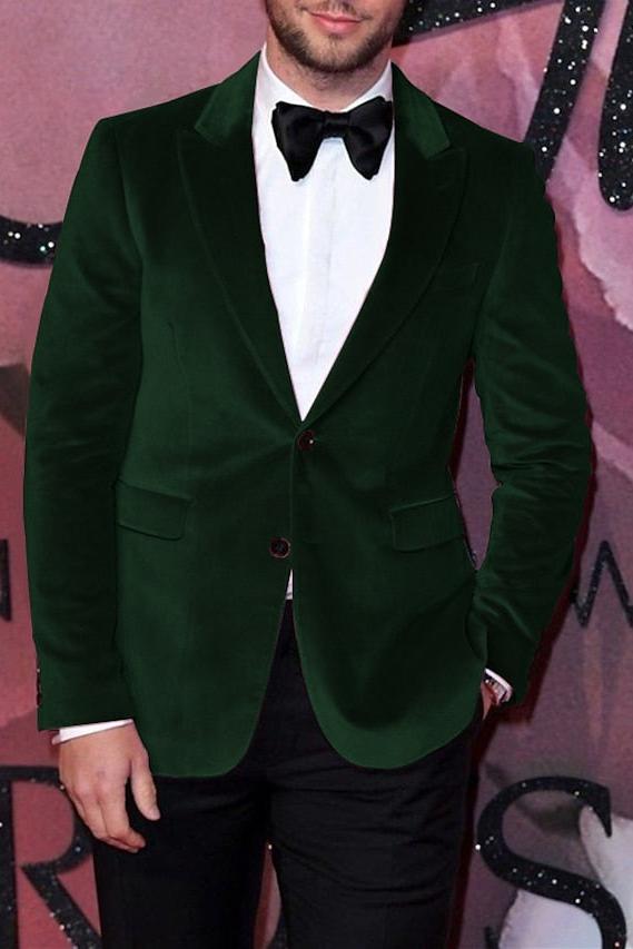 Single-Breasted Two-Button Blazer Jacket In A Tailored Fit For Men