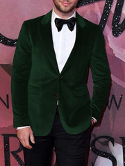 Single-Breasted Two-Button Blazer Jacket In A Tailored Fit For Men