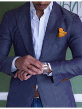Single-Breasted Two-Button Blazer Jacket In Tailored Fit For Men