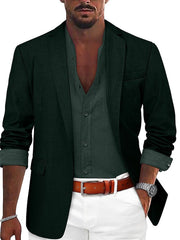 Single-Button Casual Jacket For Men With A Tailored Fit