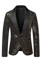 Single-Button Disco Jacket For Men In Tailored Fit