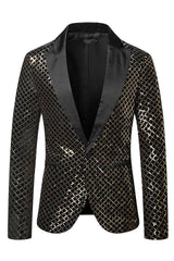Single-Button Disco Jacket For Men In Tailored Fit