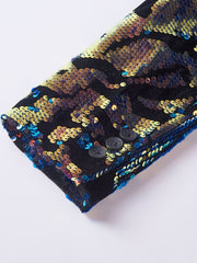 Single-Button Sequin Blazer For Men In Regular Fit