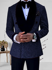 Single-Button Tailored Men's Wedding Suit In Two Pieces