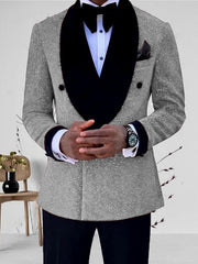 Single-Button Tailored Men's Wedding Suit In Two Pieces