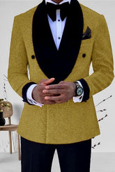 Single-Button Tailored Men's Wedding Suit In Two Pieces