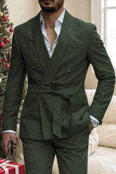 Single-Button Tailored Men's Wedding Suit In Two Pieces