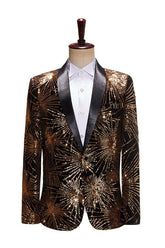 Single-Button Wedding Suit For Men In Tailored Fit With Long Polyester Sleeves
