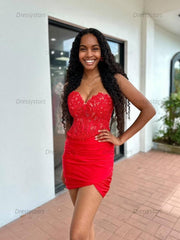 Dressystars Sparkly Sequins Sweetheart Bodycon Homecoming Dress