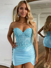 Dressystars Sparkly Sequins Sweetheart Bodycon Homecoming Dress