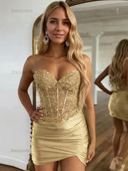 Dressystars Sparkly Sequins Sweetheart Bodycon Homecoming Dress