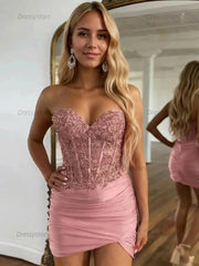 Dressystars Sparkly Sequins Sweetheart Bodycon Homecoming Dress