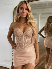 Dressystars Sparkly Sequins Sweetheart Bodycon Homecoming Dress