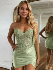 Dressystars Sparkly Sequins Sweetheart Bodycon Homecoming Dress
